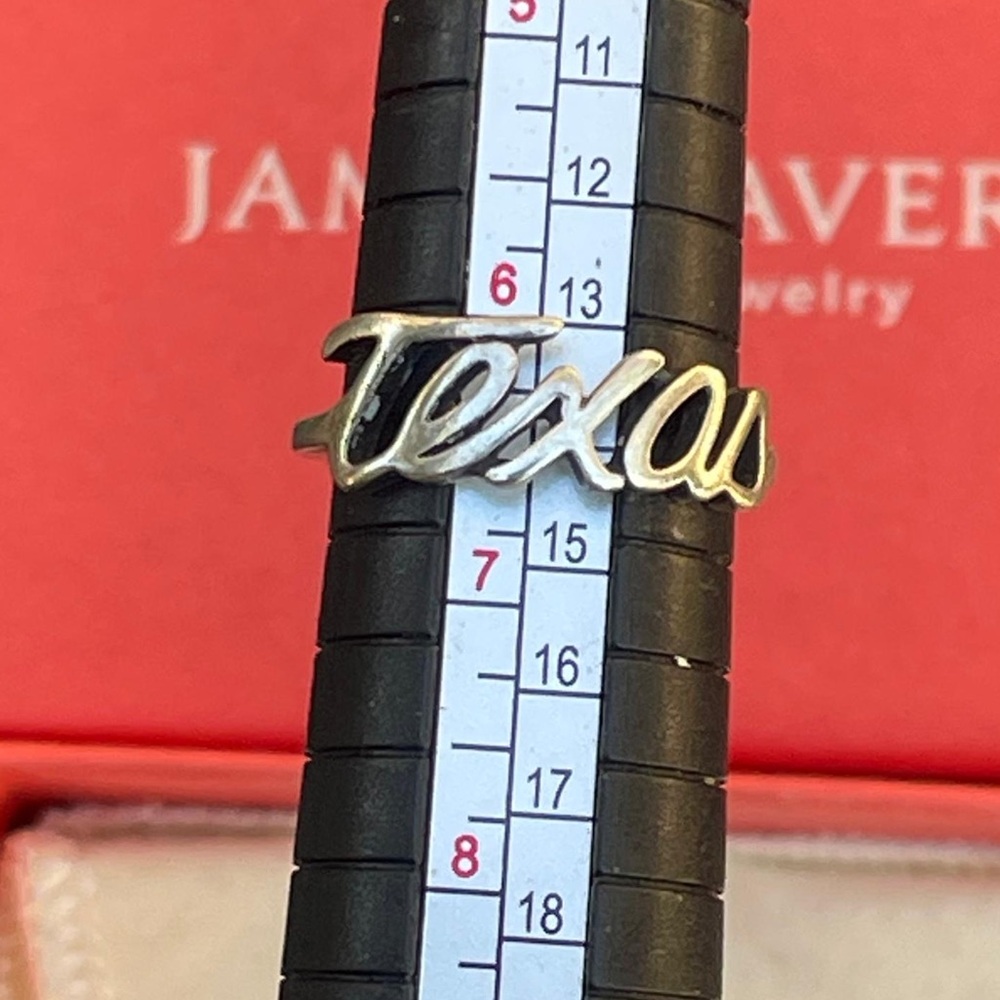 James Avery Texas Script Ring - image 4